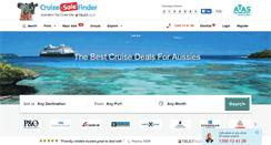 Desktop Screenshot of cruisesalefinder.com.au