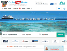 Tablet Screenshot of cruisesalefinder.com.au